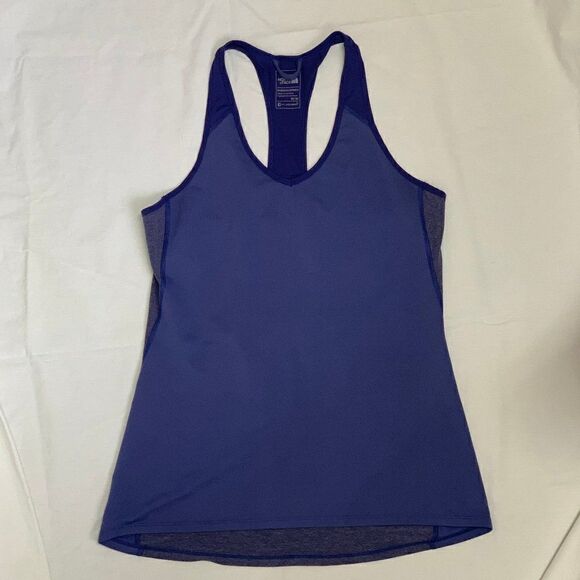 The North Face Racer Back Flashdry Purple Tank M - Picture 1 of 5